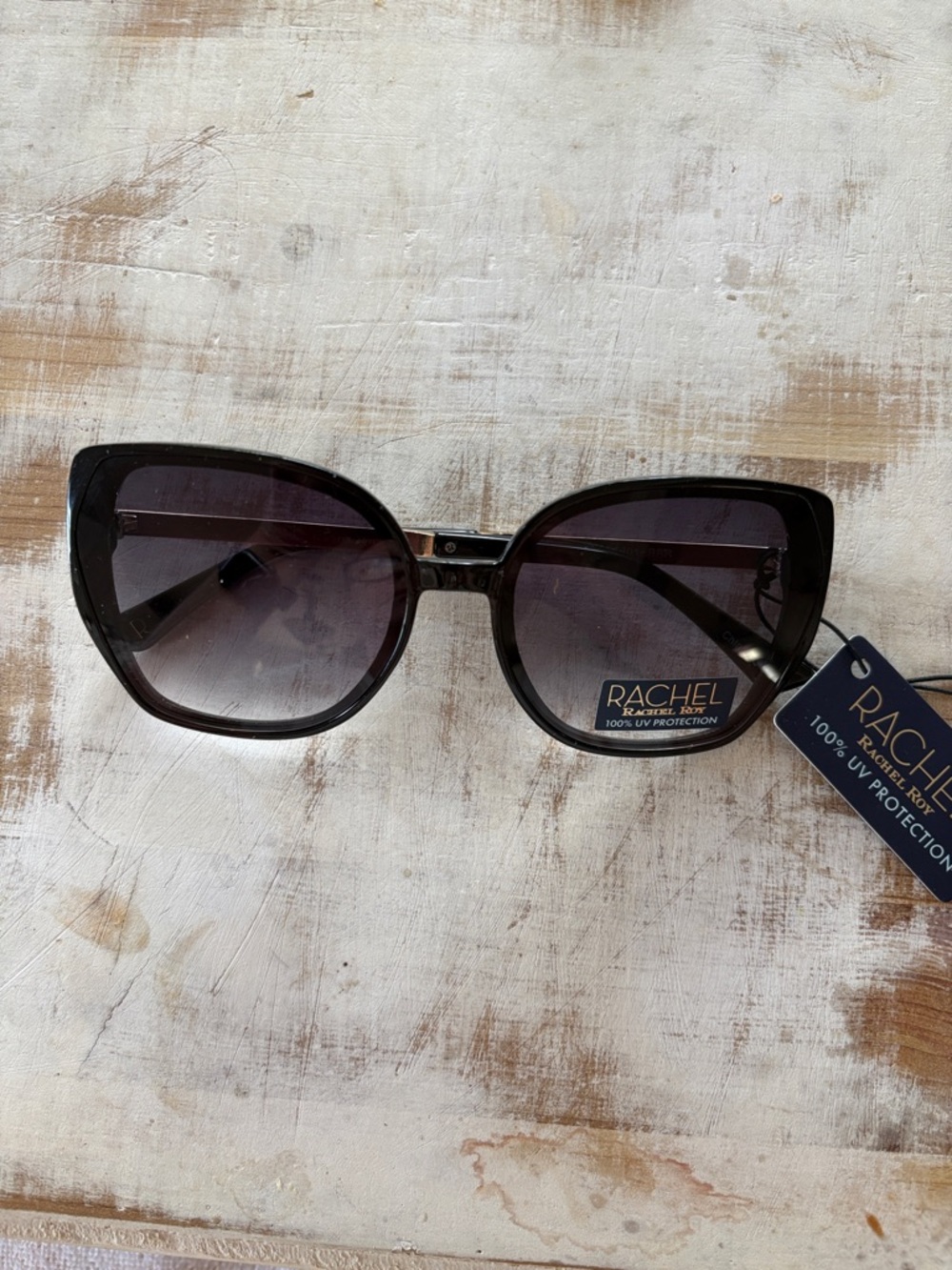 Rachel Oversized Cat Eye Sunglasses - Brown Gradient